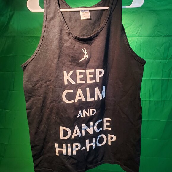 women M tank top black keep calm brand new never wear - Picture 1 of 5